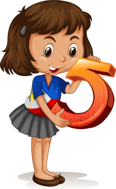 亚洲女孩拿着数学第五名图片下载