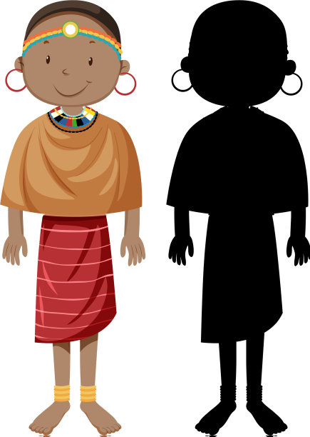 设定人们非洲部落的性格图片下载