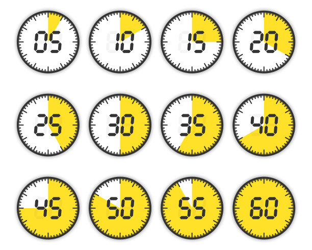 计时器和时钟隔离设置图标秒表图标图片下载