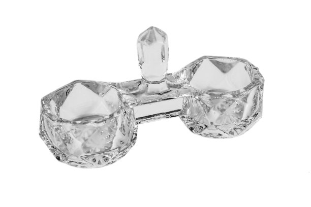 水晶香料在白色孤立的背景图片下载