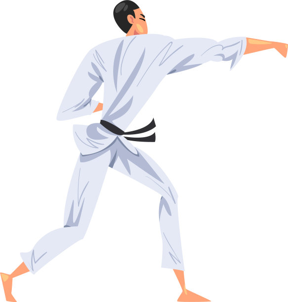 男子空手道做空手道男性斗士角色图片下载
