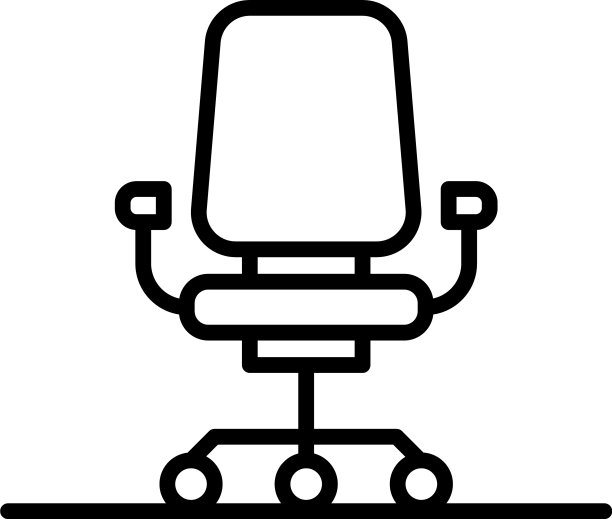 办公椅线条图标图片下载