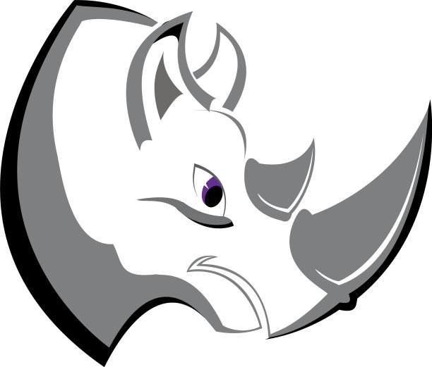 犀牛头标志设计图片下载