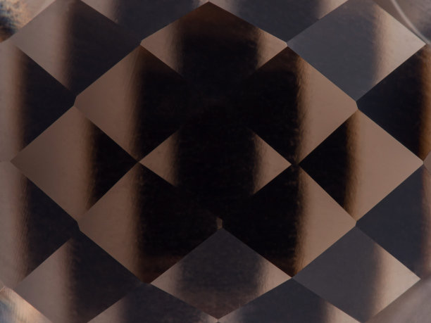 棕色黄玉，半宝石切割，宏图片下载