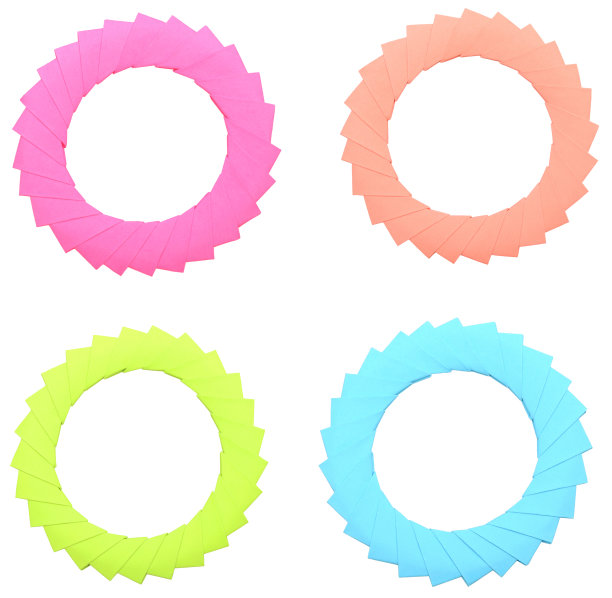 套折纸戒指，手工折纸图片下载