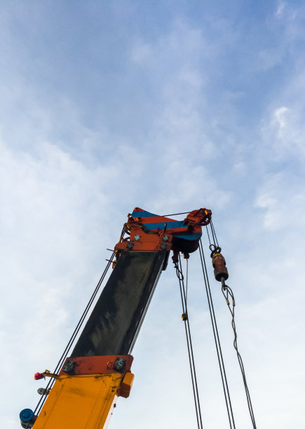 高吊车的特写。图片下载