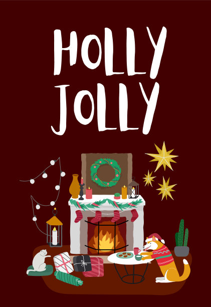 圣诞家居装饰用宠物斯堪的纳维亚图片下载