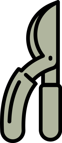 园林剪枝夹图标轮廓风格图片下载