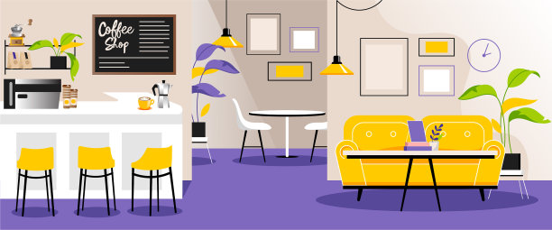 在平面卡通风格的空白中图片下载