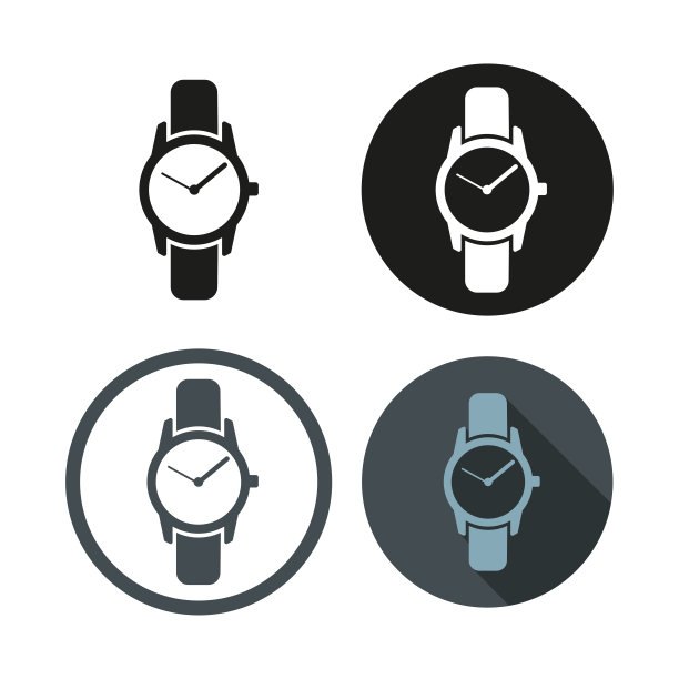 手表的基本图标。图片下载