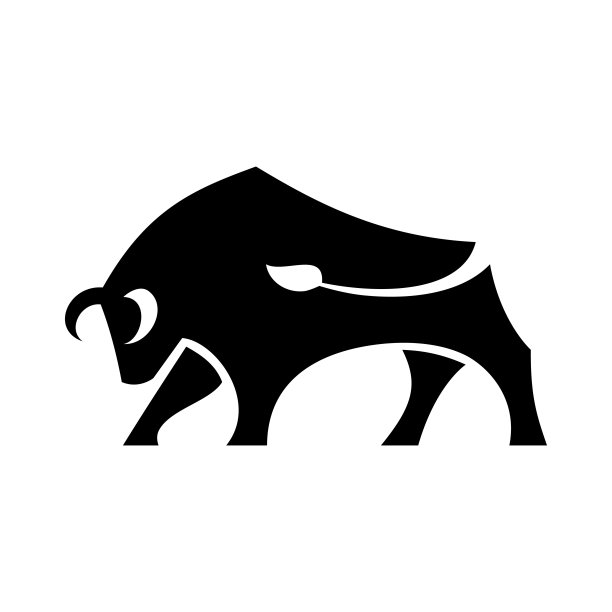 牛，牛图标孤立矢量插图图片下载