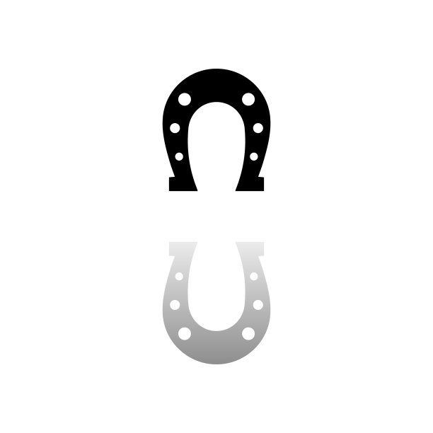 马蹄图标平图片下载