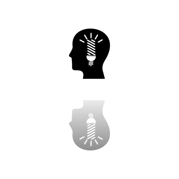 头部创意图标平坦图片下载