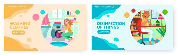 女人把衣服给洗衣机女孩洗图片下载