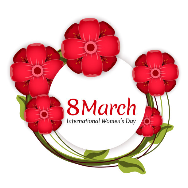 妇女节快乐。矢量插图。图片下载