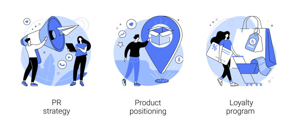 品牌传播抽象概念图片下载