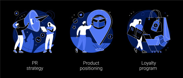 品牌传播抽象概念图片下载