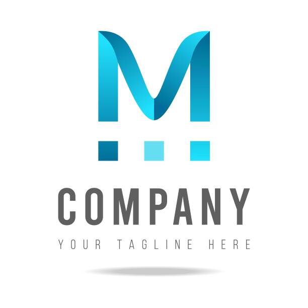 抽象logo字母为标识企业公司，设计模板极简的会徽，矢量初始图标，现代优雅的字体，极简元素数字，工程，创新，科技。图片下载