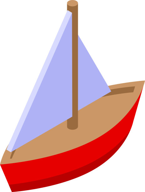 游艇浴玩具图标等距风格图片下载