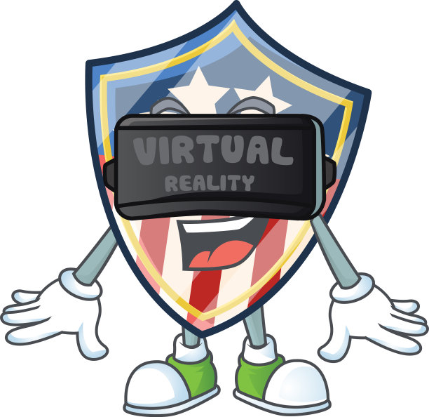 一个聪明的角色复古盾徽章美国图片下载