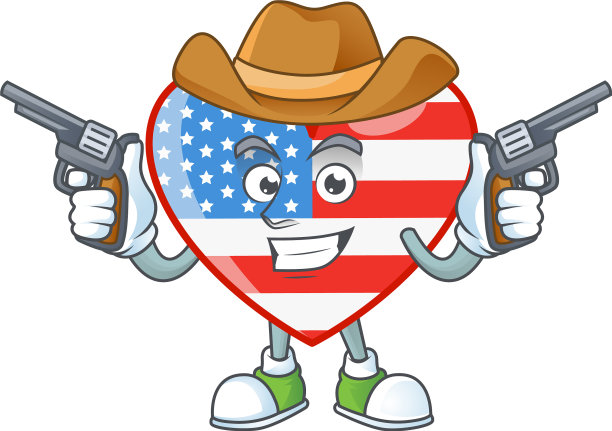 勇敢的独立日爱牛仔卡通图片下载