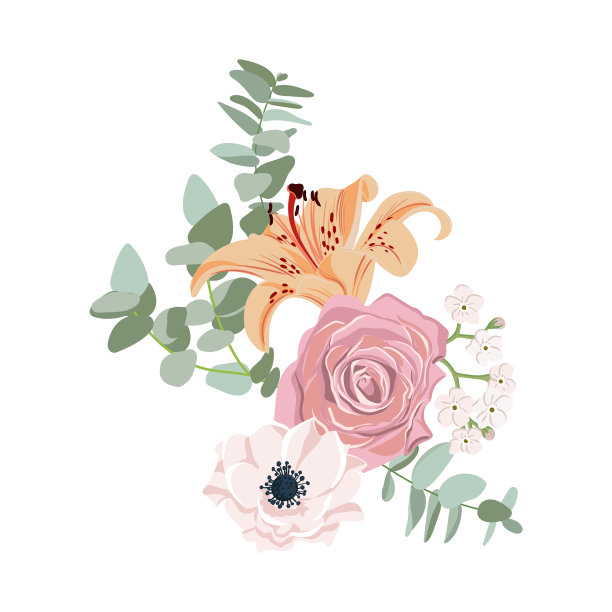画花组成图片下载