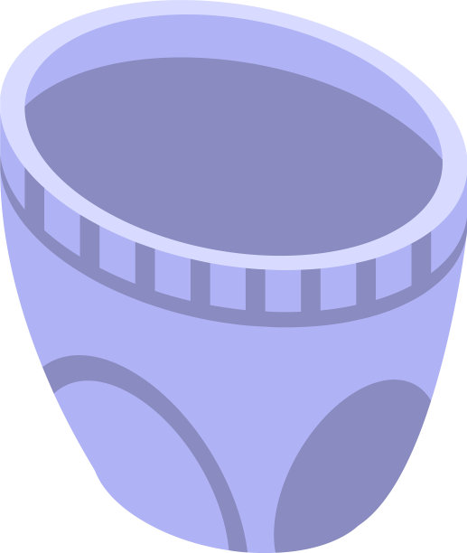 护理纸尿裤图标等距样式图片下载