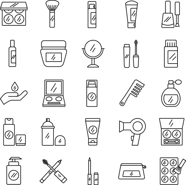 捆绑25个化妆化妆套装图片下载