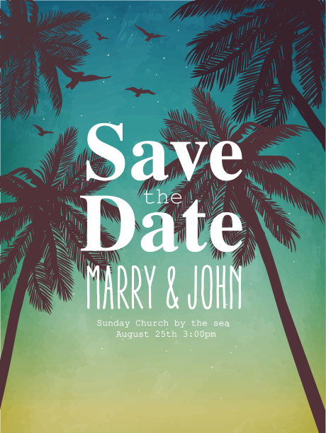 结婚日期生日贺卡的灵感图片下载