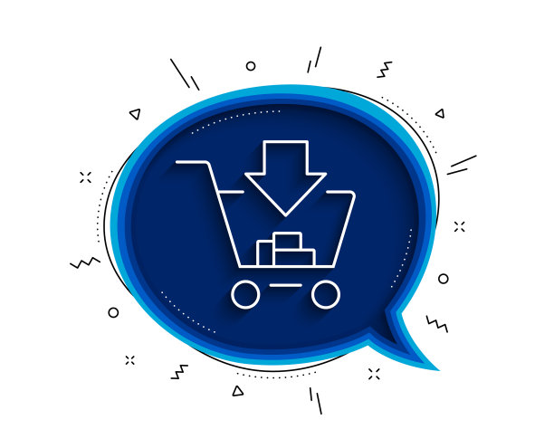 添加到购物车线上购物图标图片下载