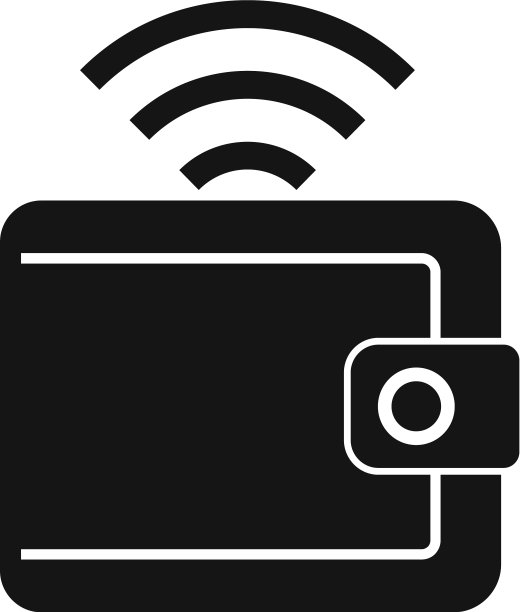 数字钱包图标简约风格图片下载