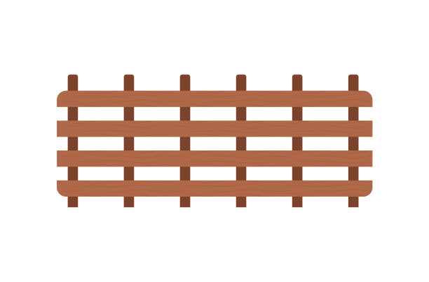 木栅栏农家庭院保护门木图片下载