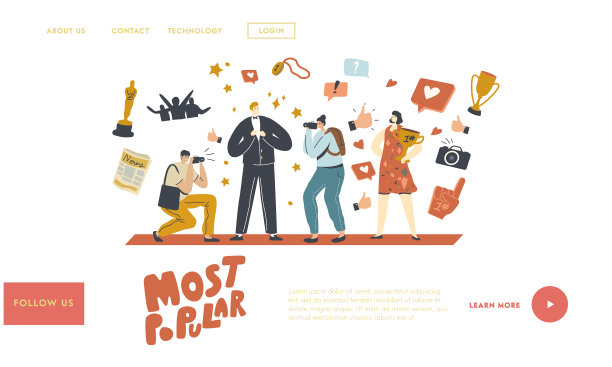 超级明星人气登陆页面模板男图片下载