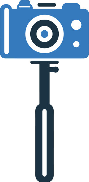 相机自拍杆图标设计图片下载