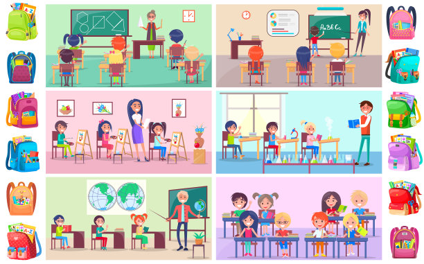 回到学校标签学生和老师图片下载