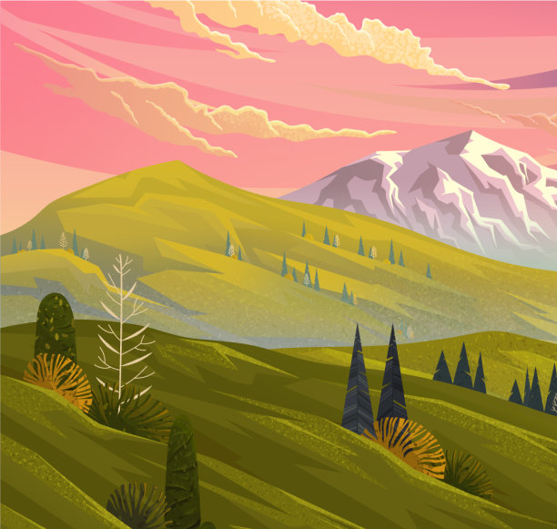 自然景观背景以山川清晰图片下载