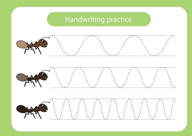 小蚂蚁的痕迹和彩色图片图片下载
