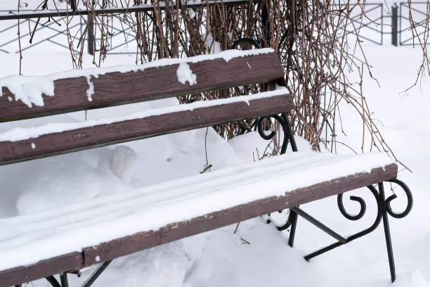 被白雪覆盖的城市图片下载