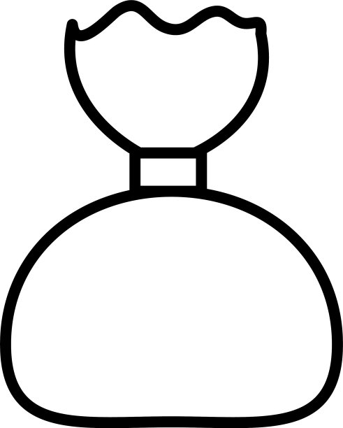 圆形香水瓶线条图标设计图片下载