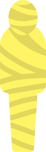 木乃伊图标形象扁平风格图片下载