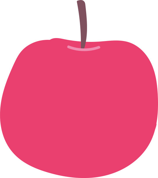 新鲜苹果果实自然孤立白色背景图片下载