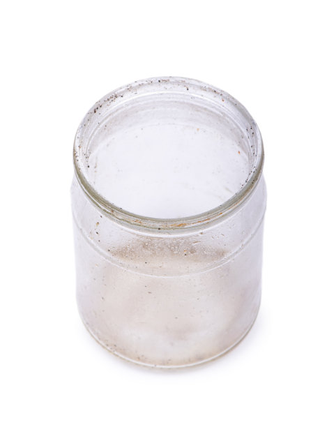 肮脏的玻璃罐图片下载