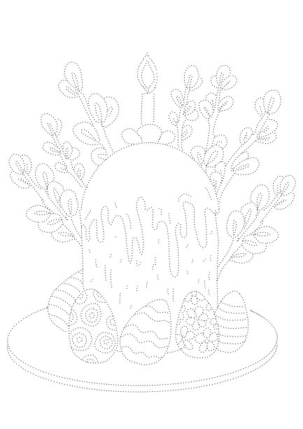 彩色的书。点到点，涂色页儿童教育材料图片下载