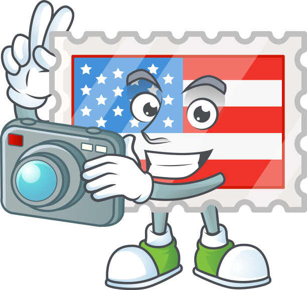 一个独立日邮票摄影师在行动图片下载