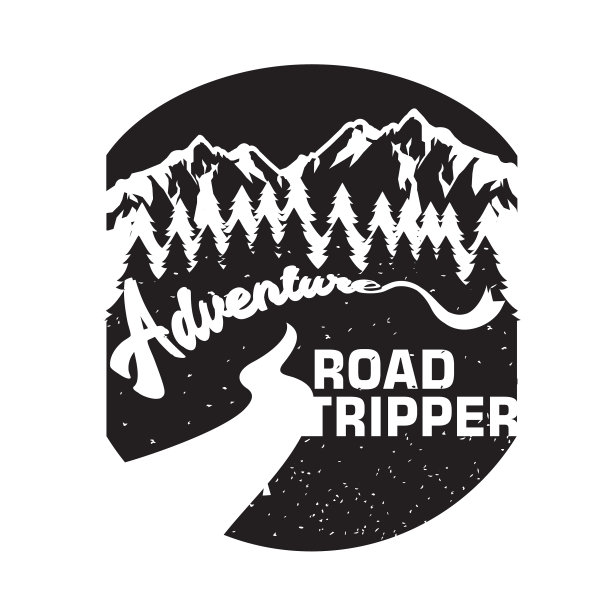 复古冒险公路远足户外山图片下载