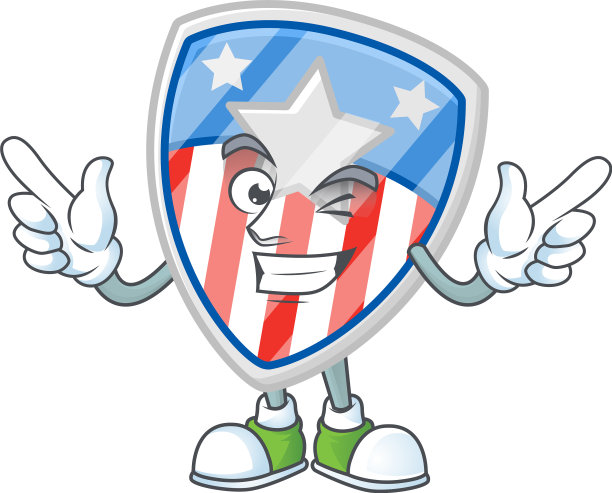 滑稽盾徽美国与明星眨眼图片下载