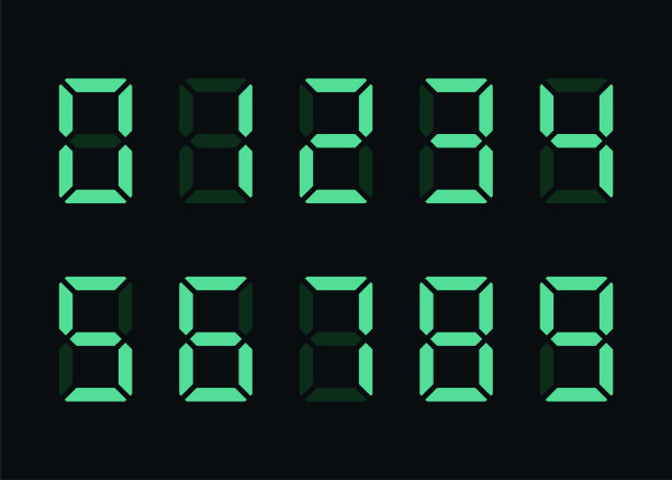 数字数向量图片下载