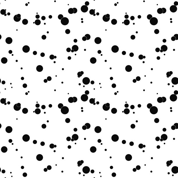 抽象的无缝图案与随机点。图片下载