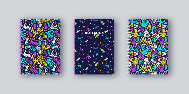 艺术笔记本封面设计图片下载