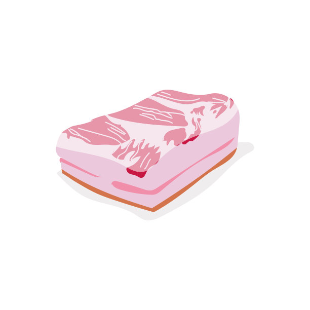 生五花肉切片图片下载